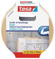 tesa Kreppband beige 19,0 mm x 25,0 m 1 St.