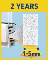 tesa tesamoll® UNIVERSAL Schaumstoff Fenster-Dichtungsband weiß 15,0 mm x 6,0 m 1 St.