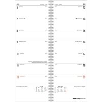ZETTLER KALENDER Buchkalender Wochenvormerkbuch mit Steuerterminen 2026 beige, 1 St.