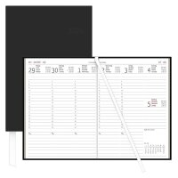 ZETTLER KALENDER Buchkalender Wochenplaner 2026 schwarz,...