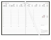 ZETTLER KALENDER Buchkalender Wochenplaner 2026 schwarz, 1 St.
