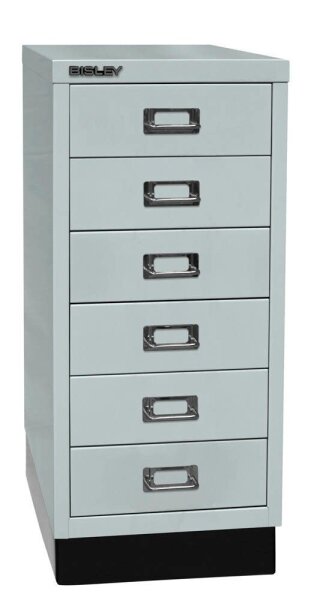 BISLEY MultiDrawer™ L296S Schubladenschrank lichtgrau 6 Schubladen 27,8 x 38,0 x 67,0 cm, 1 St.