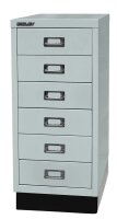 BISLEY MultiDrawer™ L296S Schubladenschrank lichtgrau 6 Schubladen 27,8 x 38,0 x 67,0 cm, 1 St.