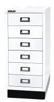 BISLEY MultiDrawer™ L296S Schubladenschrank verkehrsweiß 6 Schubladen 27,8 x 38,0 x 67,0 cm, 1 St.