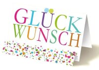 LUMA Glückwunschkarte Konfetti NM_ATEK265 DIN B6, 1 St.