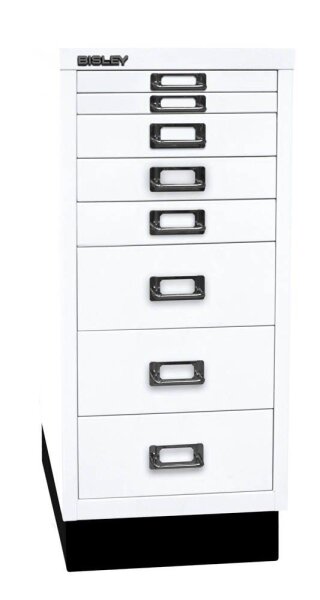 BISLEY MultiDrawer™ L298S Schubladenschrank verkehrsweiß 8 Schubladen 27,8 x 38,0 x 67,0 cm, 1 St.