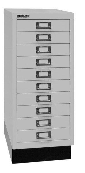 BISLEY MultiDrawer™ L2910S Schubladenschrank lichtgrau 10 Schubladen 27,8 x 38,0 x 67,0 cm, 1 St.