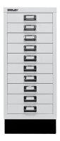 BISLEY MultiDrawer™ L2910S Schubladenschrank verkehrsweiß 10 Schubladen 27,8 x 38,0 x 67,0 cm, 1 St.