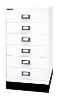BISLEY MultiDrawer™ L29A36S Schubladenschrank verkehrsweiß 6 Schubladen 34,9 x 43,2 x 67,0 cm, 1 St.