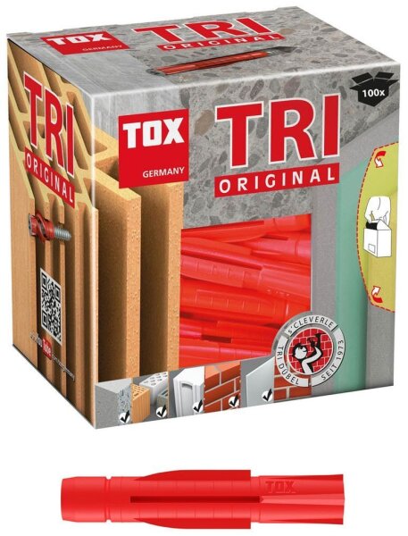 TOX TRI 8/51 010100111 Universaldübel Ø 8 mm x 51 mm, 100 St.