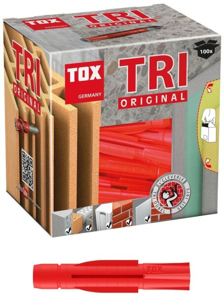 TOX TRI 6/36 010100051 Universaldübel Ø 6 mm x 36 mm, 100 St.