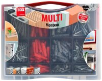 TOX Monteur Multi TRI 094901021 Dübel- und Schrauben-Sortiment, 336-teilig