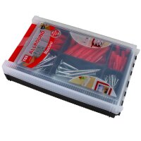 TOX Monteur Allround 094901081 Dübel- und Schrauben-Sortiment, 132-teilig