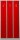 Gürkan Spind lichtgrau, feuerrot 105298, 3 Schließfächer 90,0 x 50,0 x 180,0 cm