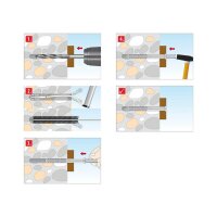 TOX ATTACK 017102281 Nageldübel Ø 8 mm x 140 mm, 50 St.