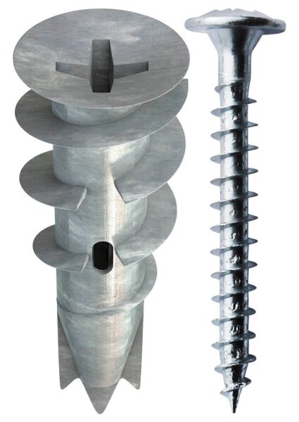 TOX SPIRAL Plus 068101021 Gipskartondübel Ø 4,5 mm x 35 mm, 50 St.