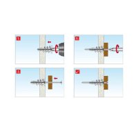 TOX SPIRAL Plus 068101021 Gipskartondübel Ø 4,5 mm x 35 mm, 50 St.