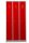 Gürkan Spind lichtgrau, feuerrot 105302, 3 Schließfächer 90,0 x 50,0 x 180,0 cm