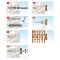 TOX Miniset Clever TRI und TRIKA 094900051 Universaldübel-Sortiment, 215-teilig