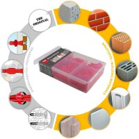 TOX Miniset Beton TRI 094900081 Universaldübel-Sortiment, 240-teilig