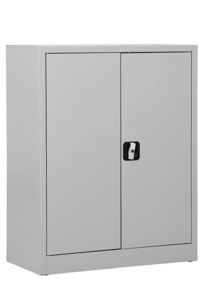 Gürkan Stahlschrank 100011 lichtgrau 2 Fachböden 80,0 x 38,0 x 100,0 cm, aufgebaut, 1 St.
