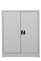 Gürkan Stahlschrank 100011 lichtgrau 2 Fachböden 80,0 x 38,0 x 100,0 cm, aufgebaut, 1 St.