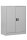 Gürkan Stahlschrank 100011 lichtgrau 2 Fachböden 80,0 x 38,0 x 100,0 cm, aufgebaut, 1 St.