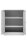 Gürkan Stahlschrank 100011 lichtgrau 2 Fachböden 80,0 x 38,0 x 100,0 cm, aufgebaut, 1 St.