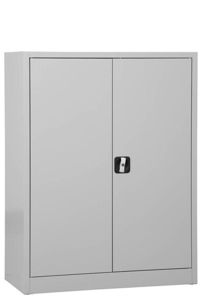 Gürkan Stahlschrank 100027 lichtgrau 2 Fachböden 92,0 x 42,0 x 120,0 cm, aufgebaut, 1 St.