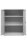 Gürkan Stahlschrank 100027 lichtgrau 2 Fachböden 92,0 x 42,0 x 120,0 cm, aufgebaut, 1 St.