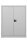 Gürkan Stahlschrank 100027 lichtgrau 2 Fachböden 92,0 x 42,0 x 120,0 cm, aufgebaut, 1 St.