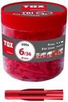 TOX TRI 6/36 010260031 Universaldübel Ø 6 mm...
