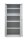 Gürkan Stahlschrank 100049 lichtgrau 4 Fachböden 80,0 x 38,0 x 180,0 cm, aufgebaut, 1 St.