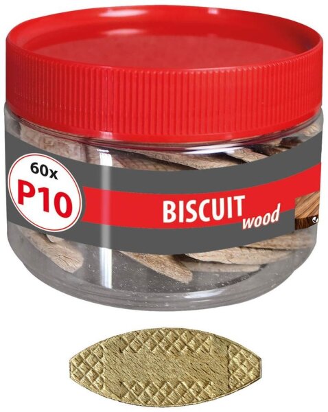 TOX BISCUIT WOOD P10 015260241 Flachdübel, 60 St.