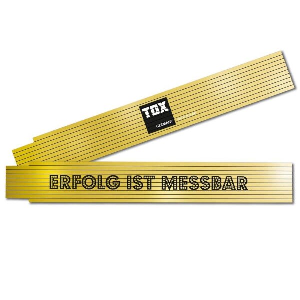 TOX Meterstab ERFOLG IST MESSBAR, 09969005/T, Holz 200 cm
