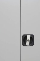 Gürkan Stahlschrank 100161 lichtgrau 4 Fachböden 92,0 x 42,0 x 195,0 cm, aufgebaut, 1 St.