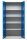 Gürkan Stahlschrank 100162 lichtgrau, enzianblau 4 Fachböden 92,0 x 42,0 x 195,0 cm, aufgebaut, 1 St.
