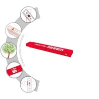 TOX Meterstab Finger weg - MEINER, 09969006/T, Holz 200 cm