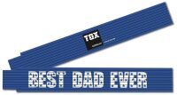 TOX Meterstab BEST DAD EVER, 09969004/T, Holz 200 cm