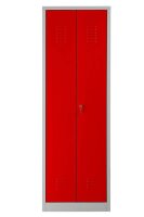 Gürkan Spind lichtgrau, feuerrot 103450, 1...