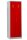 Gürkan Spind lichtgrau, feuerrot 103450, 1 Schließfach 60,0 x 50,0 x 180,0 cm