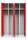 Gürkan Spind lichtgrau, feuerrot 104994, 2 Schließfächer 117,0 x 50,0 x 180,0 cm