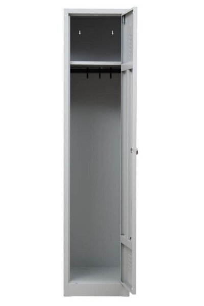 Gürkan Spind lichtgrau 104915, 1 Schließfach 40,0 x 50,0 x 180,0 cm