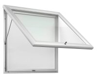 Showdown® Displays Schaukasten T silber 6x DIN A4 80,5 x 4,7 x 76,0 cm, 1 St.