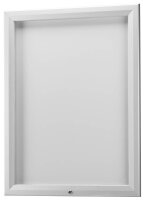 Showdown® Displays Schaukasten T silber 9x DIN A4 80,5 x 4,7 x 106,7 cm, 1 St.