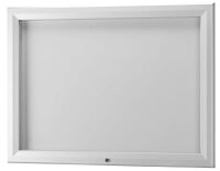 Showdown® Displays Schaukasten T silber 8x DIN A4 102,5 x 4,7 x 76,0 cm, 1 St.