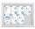Showdown® Displays Schaukasten T silber 8x DIN A4 102,5 x 4,7 x 76,0 cm, 1 St.