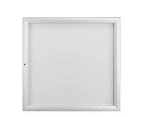Showdown® Displays Schaukasten T silber 12x DIN A4 102,5 x 4,7 x 106,7 cm, 1 St.