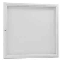 Showdown® Displays Schaukasten T silber 12x DIN A4 102,5 x 4,7 x 106,7 cm, 1 St.
