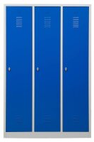 Gürkan Spind lichtgrau, enzianblau 105420, 3...